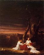 Thomas Cole Angels Ministering to Christ in the Wilderness Spain oil painting artist
